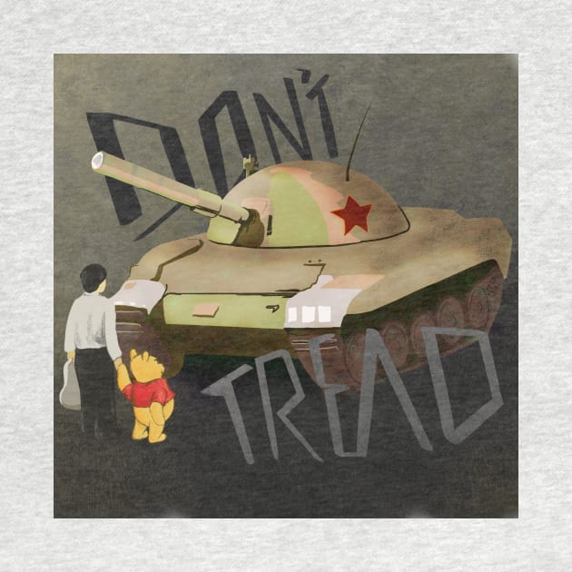 “Dont Tread” Hong Kong Gadsden Flag by Lliamese